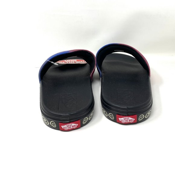 🔥HOT SALE🔥VANS Women's Size VN0A5HF59CD La Costa Sliders Black Blue Red Sandal - Picture 7 of 12
